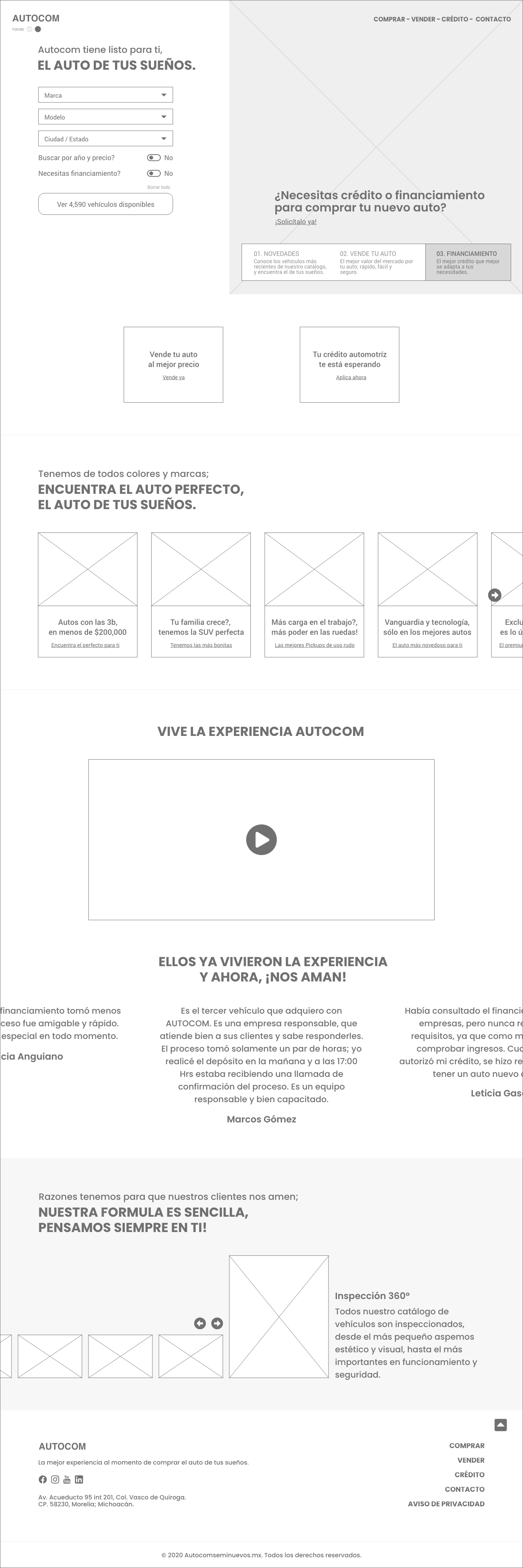 Full wireframe sheet — complete catalog and checkout flows