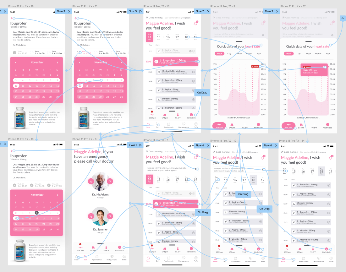 Final Monitor app screens — complete product overview