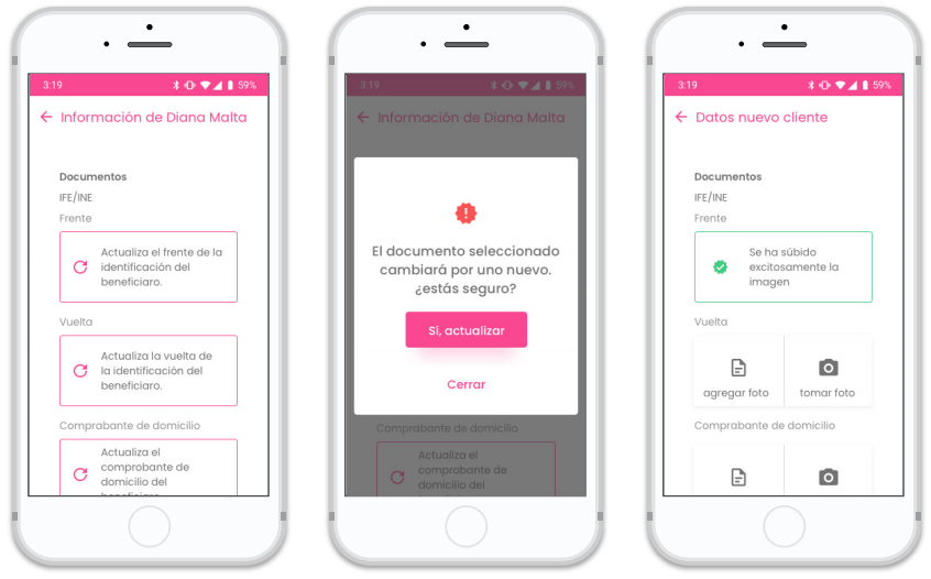 Final UI — payment confirmation